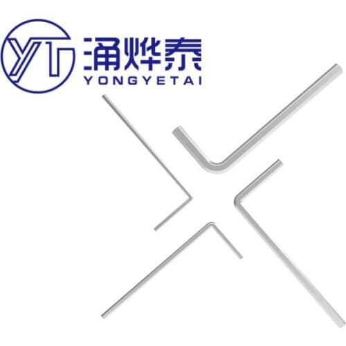 YYT 10PCS DIY machine tool 1.5mm 2.0mm 2.5mm 3.0mm 4mm Allen wrench T-shaped disassembly special tool
