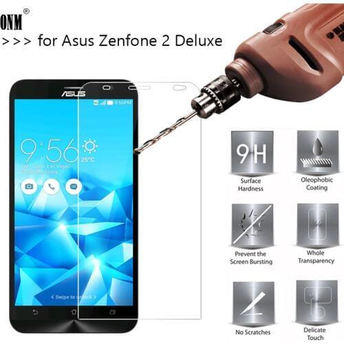 2.5D 0.26mm 9H Premium Tempered Glass For Asus Zenfone 2 Deluxe ZE551ML ZE550ML 5.5 Screen Protector Toughened protective film