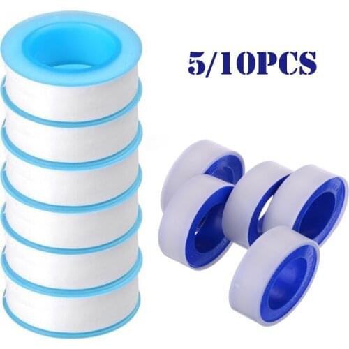5/10Pcs Thread Tape Roll Plumbing Plumber Fitting for Water Pipe Sealing Household