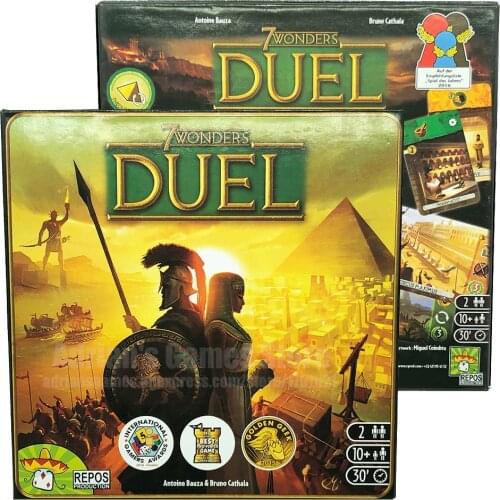 7 Wonders Duel Board Game 2 English Version Players Hobby Collectibles Strategy Reasoning Game Collection Cards