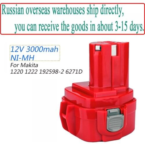 Power Tool Battery For Makita 12V 3000mah 6271d 1220 UC120DW UC120DWAE UC120DWD UC170D 192598-2 6270DWE