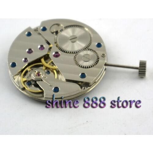 PARNIS watch movement 17 Jewels mechanical Asia 6497 Hand-Winding movement fit for mens watch wrist watch men