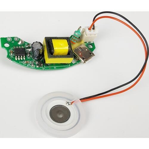 DIY 5V Electronic Suite USB Air Humidifiers Atomizing Ultrasonic piece with Driver board mini Car ultrasonic diffuser