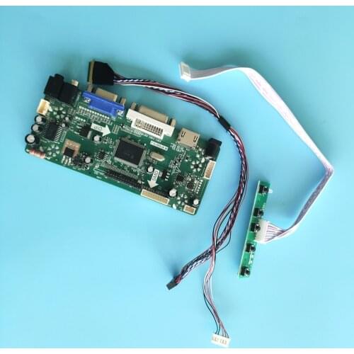 Kit DIY 40pin for LP156WH3(TL)(F1)/(TL)(L1) 1366X768 15.6" Screen Panel HDMI DVI VGA LED LCD Controller board M.NT68676