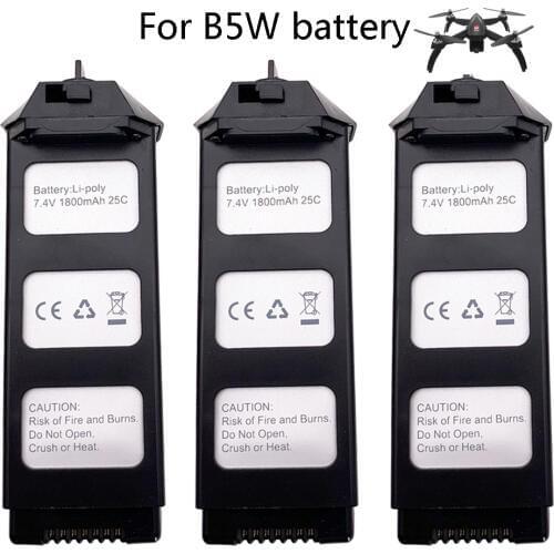 3PCS/lot 7.4V 1800 MAH Li-Po Battery for MJX Bugs 5W MJX B5W High speed brushless RC Drone Spare Parts Accessories Battery