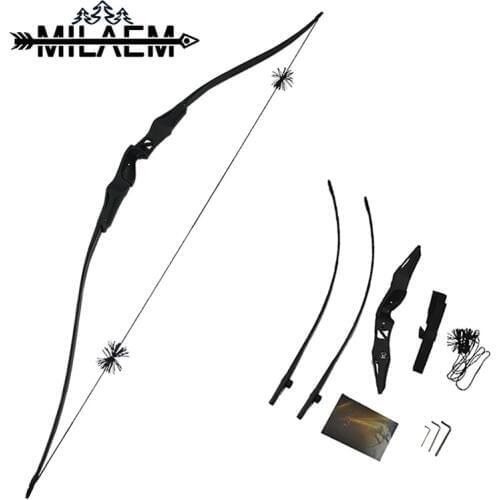 1Pc 62“ ILF Archery Recurve Bow 20-50 lbs Archery Hunting Bow High Strength Aluminum Alloy Riser For Outdoor Hunting Accessories