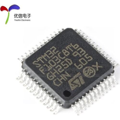 5/PCS 100% New STM32F103C8T6 STM32F 103C8T6 QFP-48 Chipset