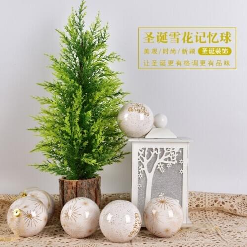 Christmas decorations golden letter ball explosion star memory ball paper bag ball christmas tree dress up hanging ball