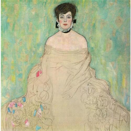 Handmade oil painting reproduction Amalie Zuckerkandl by Gustav Klimt