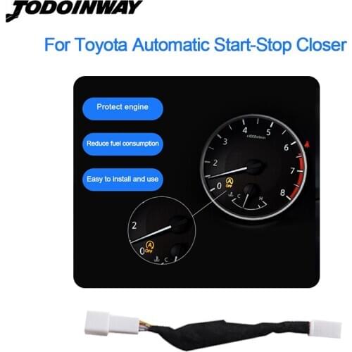 Turn Off Start Stop Switch For Toyota RAV4 2019 Highlander 2015 Automatic Default Start-Stop Closer Plug Play Styling