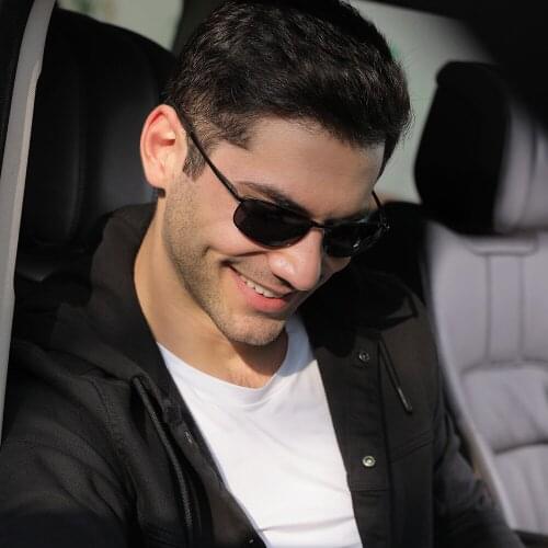 High-end Rectangule Driver Sun Glasses Polarized Mirror Sunglasses Custom Made Myopia Minus Prescription Lens -1 to -6