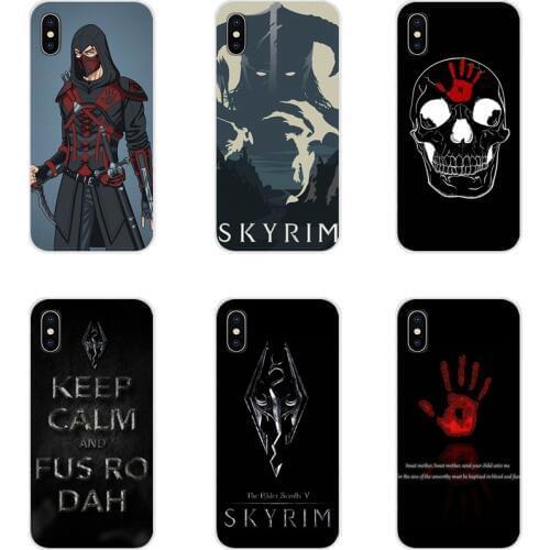 Forbidden legend skyrim Accessories Phone Shell Covers For Apple iPhone X XR XS MAX 4 4S 5 5S 5C SE 6 6S 7 8 Plus ipod touch 5 6