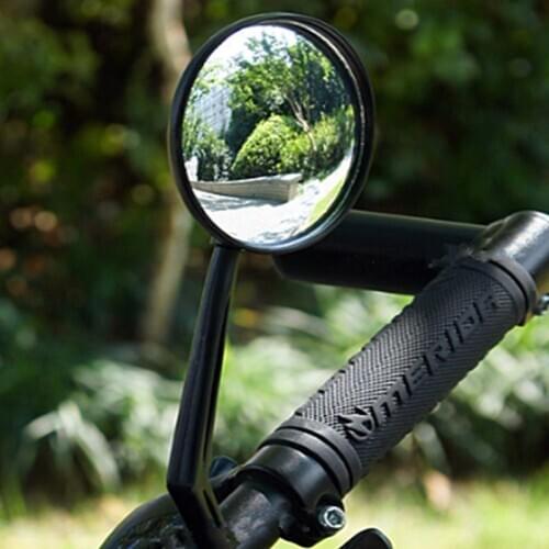 1Pcs Bicycle Handlebar Reflector Rear View Mirror Mountain Bike Electrical Bike HD Wide-Range Adjustable Angles Mirror