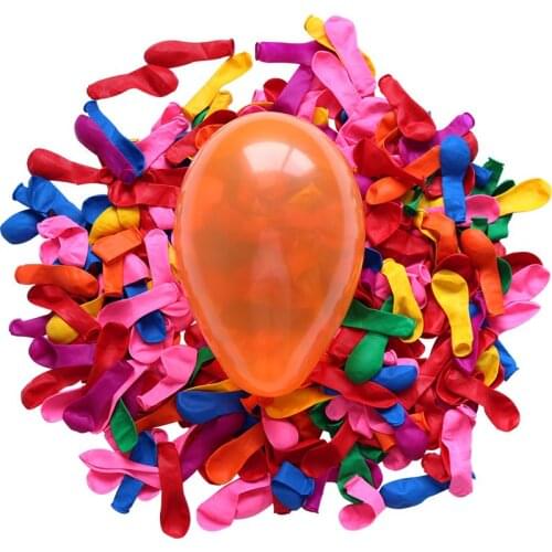 100 pcs Mini trumpet balloon happy ball water balloon water injection childrens toy small water ball color toy decoration