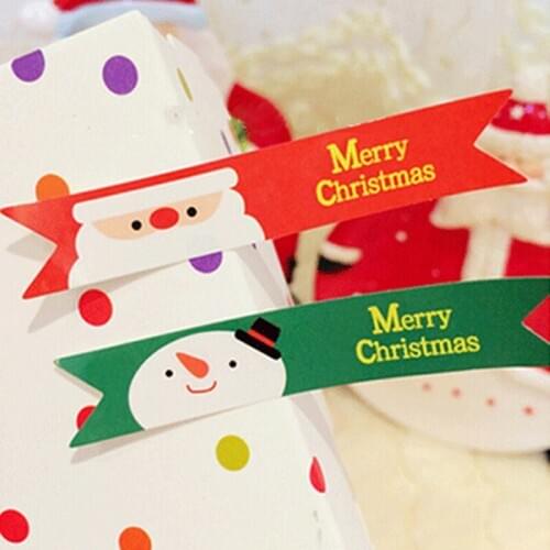36pcs/pack Merry Christmas Santa Stickers Seal Label DIY Cardmaking Scrapbooking Craft