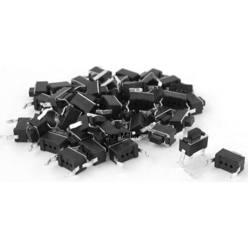 3x6x5mm 2-Pins DIP Through Hole Mount Tact Push Button Momentary Switch
