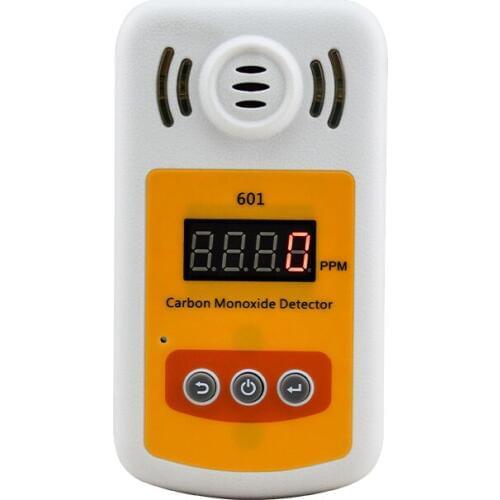 601 carbon monoxide detector gas alarm portable toxic gas detector digital tube display acoustooptic alarm