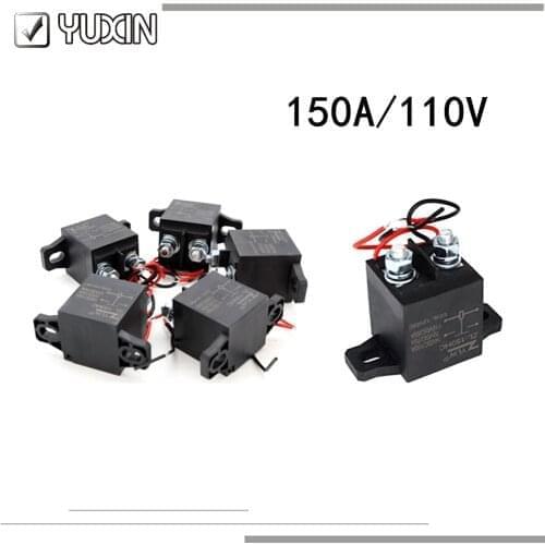 Car relay 12V 24V 36V 48V 60V New Energy Electric Vehicle High Voltage Dc Relay Long Time Power 150A 110V Dc Contactor