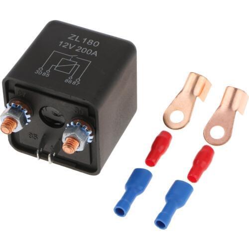 Car Truck Boat 12V 200A Heavy Duty Split Charge Starter Relay with Teminal