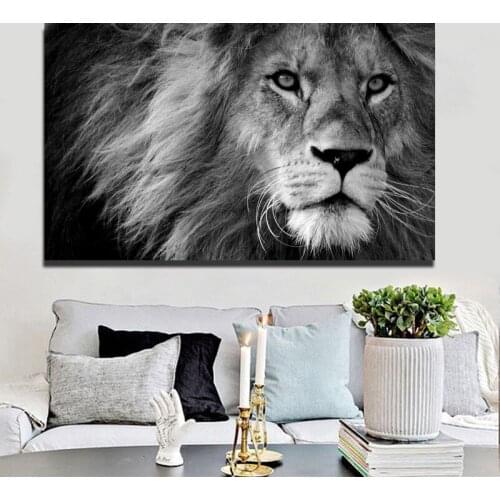 Big size Lion 5D Diamond Painting Full drill Square round crystal diamond Embroidery Cross Stitch Rhinestone art MosaicZP-2757