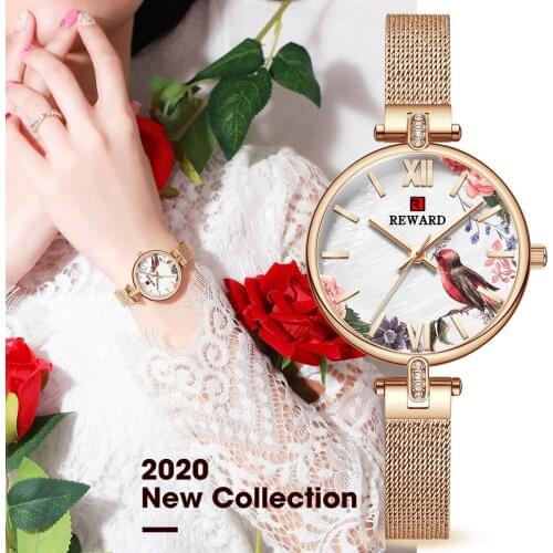 Womens Wrist Watch Fashion Luxury Ladies Waterproof Anti-Scratch Glass Stainless Steel Female Rose Gold Quartz Watches