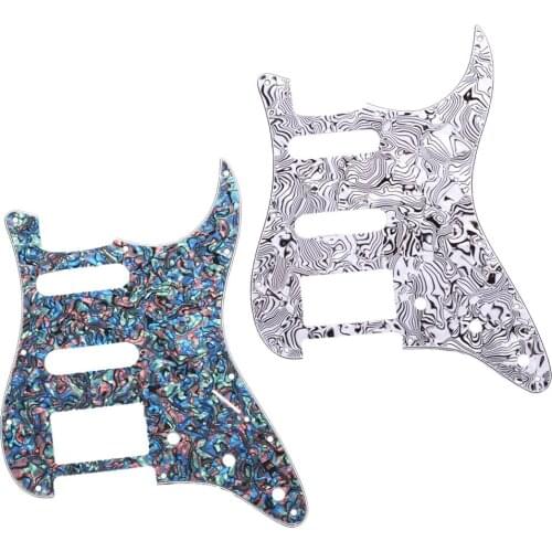 Guitar Pick Guard 3-Ply SSH Scratch Plate Replacement for ST SQ ocaster Electric Guitar