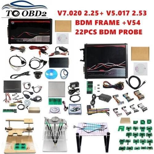 Full ECU Chip Tuning Tool Online EU Red SW2.53 V5.017 Unlimited V7.020 SW2.25 FGTECH Galletto 4 V54 V0386/V0475 BDM100 Car Truck