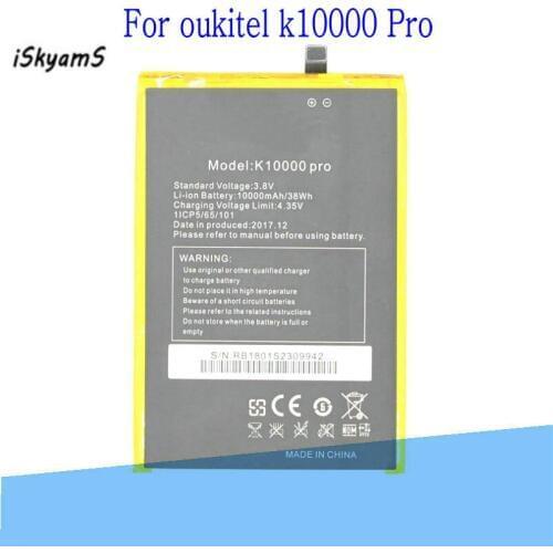Аккумуляторы для телефонов Oukitel K10000 Pro iSkyamS China At AliExpress