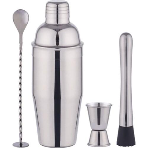 Martini Shaker Set 3 PCS Perfect For Entertaining Family And Friends In Your Home Or As A Special Gift 3 Piece Bartender Kit