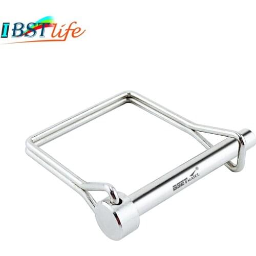 Stainless steel 316 Square Shaft Locking Lock Pin Safety Coupler Pin Retainer Farm Trailers Wagons Lawn Garden Auto Car Trailer