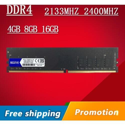 MLLSE Ram 4GB 8GB 16GB DDR4 2133Mhz 2400Mhz 2133 2400 DDR 4 DDR4 8GB 16GB Memory Ram Memoria DIMM Desktop motherboard 4G 8G 16G