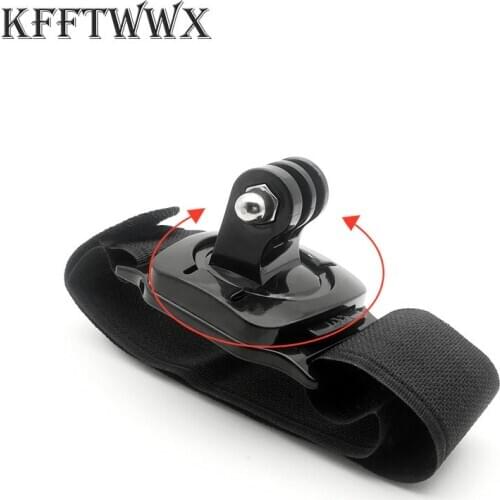 KFFTWWX 360 Degree Rotating Wrist Band Hand Strap Mount For Gopro Hero 9 8 7 6 5 4 Black YI 4K DBPOWER SJ4000 EKEN H9R Camera
