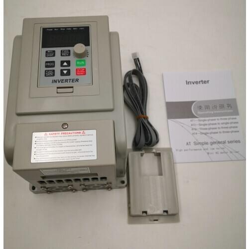VFD 1.5KW/2.2KW/4KW Inverter XSY-AT1 Frequency Converter Single-Phase Input and 3-220V Output Motor Speed Controller wzw