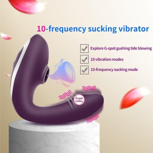 Sucking G Spot Vibrator Sex Toys for Woman Adults Clit Sucker Nipple Clitoris Stimulator Dildo Vaginal massage Masturbator Suck