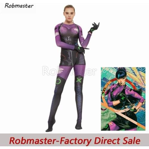 Year Of The Villain: Hell Arisen 3 Punchline Cosplay Costume Zentai The Jokers New Girlfriend Punchline Women Jumpsuit Bodysuit