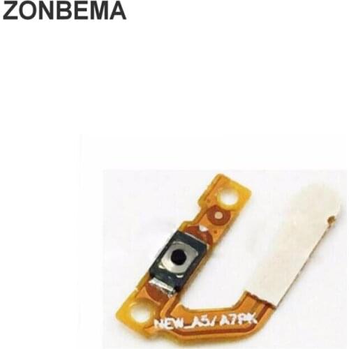 ZONBEMA 10pcs/lot Original New Power On Off Switch Button Flex Cable For Samsung Galaxy A5 A7 2016 A510 A710