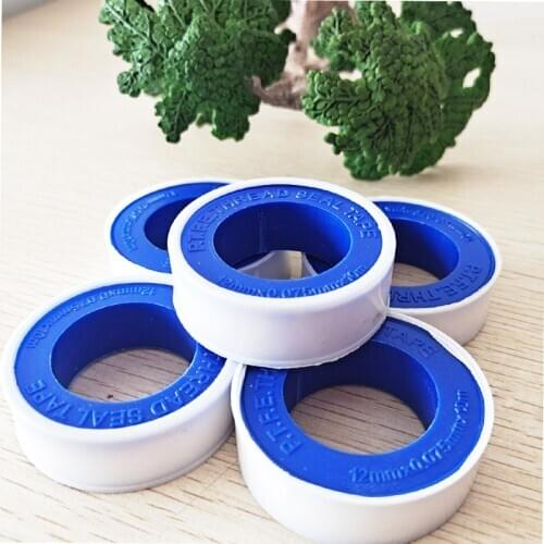 10pcs 10M/roll white industrial sealing tape PTFE raw material tape plumbing fittings water sealing pipe thread sealing