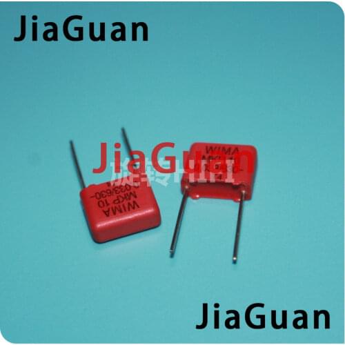 10PCS RED WIMA MKP10 33NF 630V p10mm original new MKP-10 333/630V audio 33nf film 333 PCM10 hot sale 0.033UF/630V