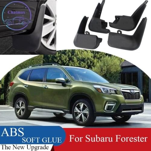 4pcs ABS Front & Rear Fender Protector For Subaru Forester 2009-2021 Car Mud Flaps Splash Guard Mudguard Mudflaps