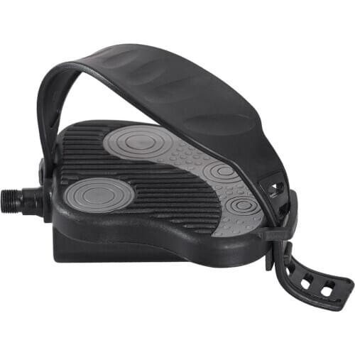 9/16 inch Cycling Bicycle pedal with strap Fixed Gear MTB parts mountain Bike Pedals Harness Toe Clips Straps Self-lock Pedal