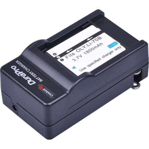 1800mAh Li-70B Li 70B Battery + Single USB Charger for Olympus FE-4020 FE-4040 FE4020 FE4040 D705 FE5040 D-705 D-710 VG-110