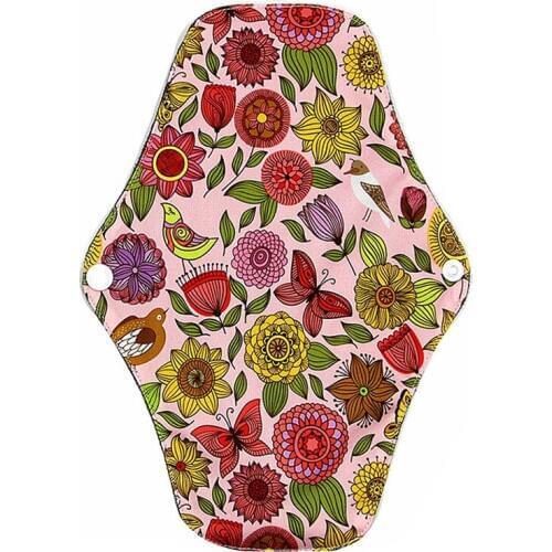 Bamboo Charcoal Postnatal Breathable Pad Sanitary Napkin Reusable Washable Fiber Cloth Menstrual Period Pa