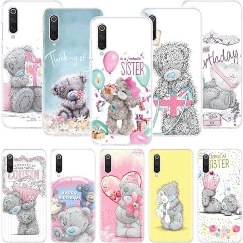 Teddy Me To You Bear Phone Case For Xiaomi Mi Note 10 11 9 8 10T 9T CC9 A1 A2 A3 5X 6X Pocophone F1 X3 F2 Pro Lite Coque Cover