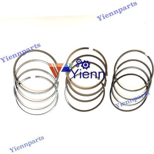 For Isuzu 4BG1 4BG1T Piston Ring Set 1-12111-918-0 1-12111-781-0 For HITACHI ZX130W ZX160W Excavators 4BG1TC Engine Parts