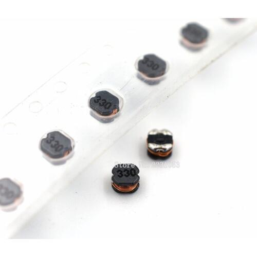10PCS/LOT SMD Power Inductor CD32 33uH 33UH 330 SMD Inductance 3.5*3.0*2.0mm