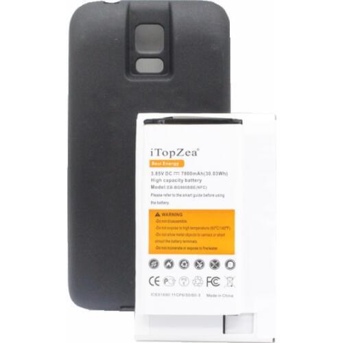 ITopzea 1x 7800mAh S5 NFC Extended Battery with TPU Case For Samsung Galaxy S5 i9600 i9602 i9605 G900F G900T G900S S5 Neo G903