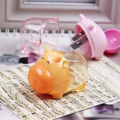 G106 South Korea stationery hot fresh pig kindergarten pupils creative prize pencil sharpener Stationery office