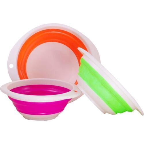 Portable Silicone Foldable Tub High Quality Outdoor Fishing Tub High Quality Fishing Bait Tub Fishing Tools Tackle Accessories