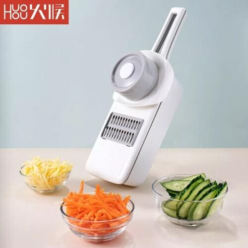 Huohou Slicer Manual Vegetable Cutter Professional Grater With Adjustable 304 Stainless Steel Blades Vegetable Kitchen Tool