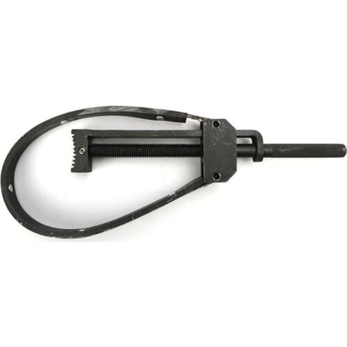 Gear and Pulley Puller with 6mm Thick Belt, Anti-slip Handle, Toothed Fixed Head for Flywheel Disk Front Clutch Disassembly